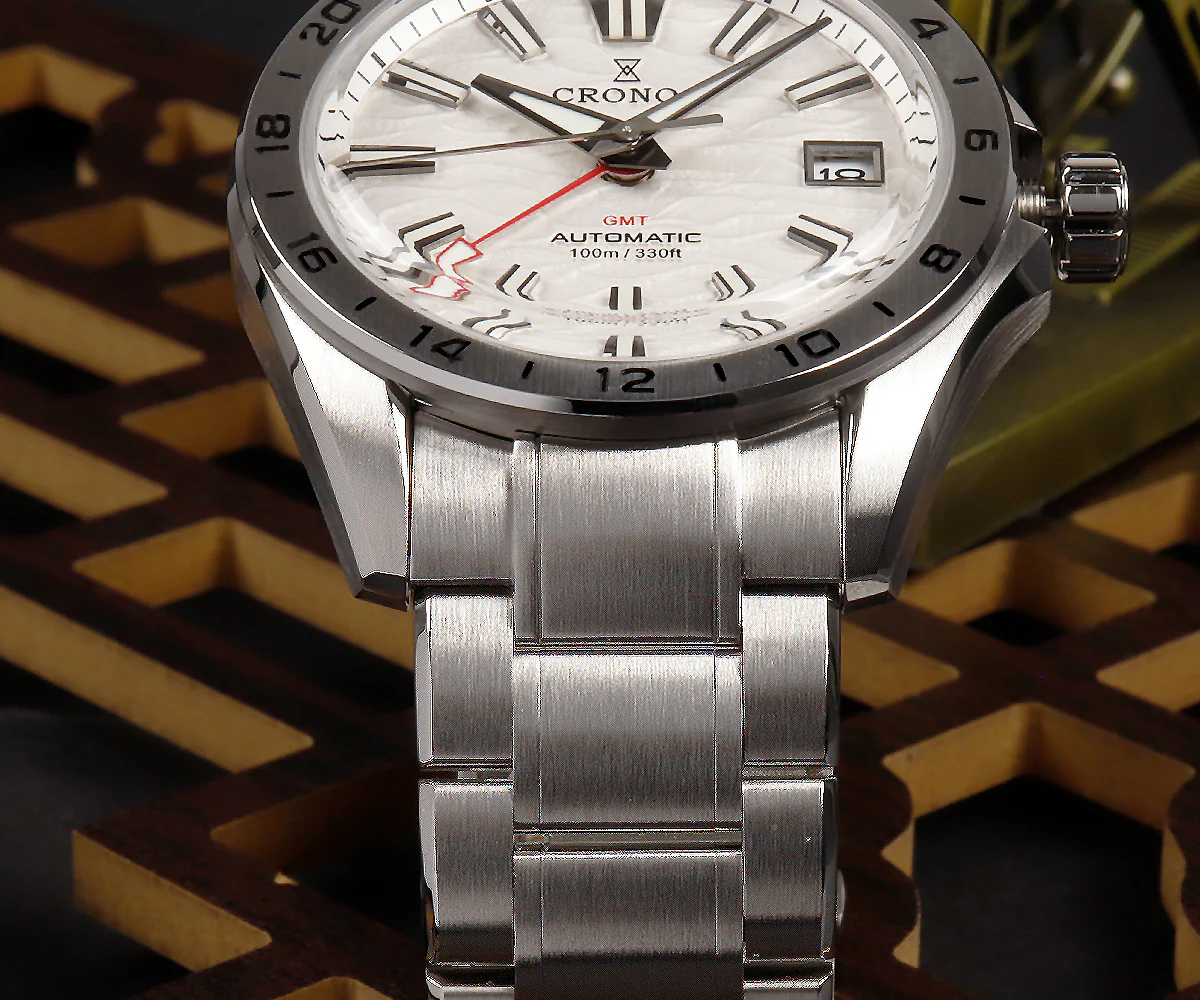 Cronos 39mm GS GMT NH34 Mechanical Men Watch L6029 - Image 5