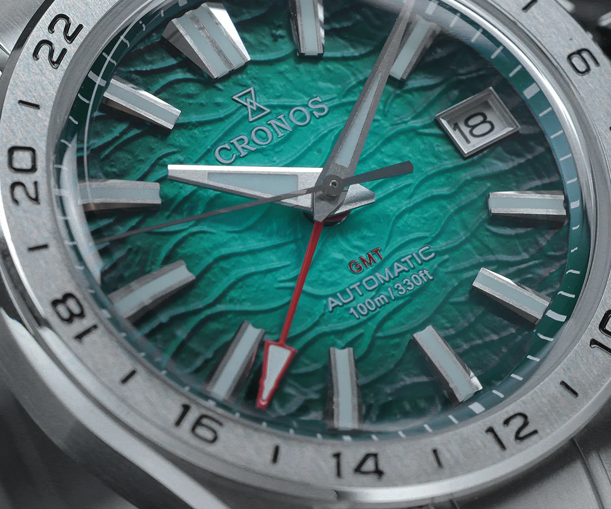 Cronos 39mm GS GMT NH34 Mechanical Men Watch L6029 - Image 22