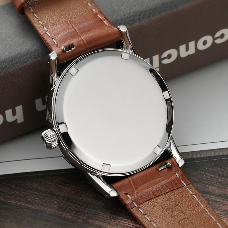 Chameri 37mm VH31 Sweep Second Quartz Watch GS03 - Image 8
