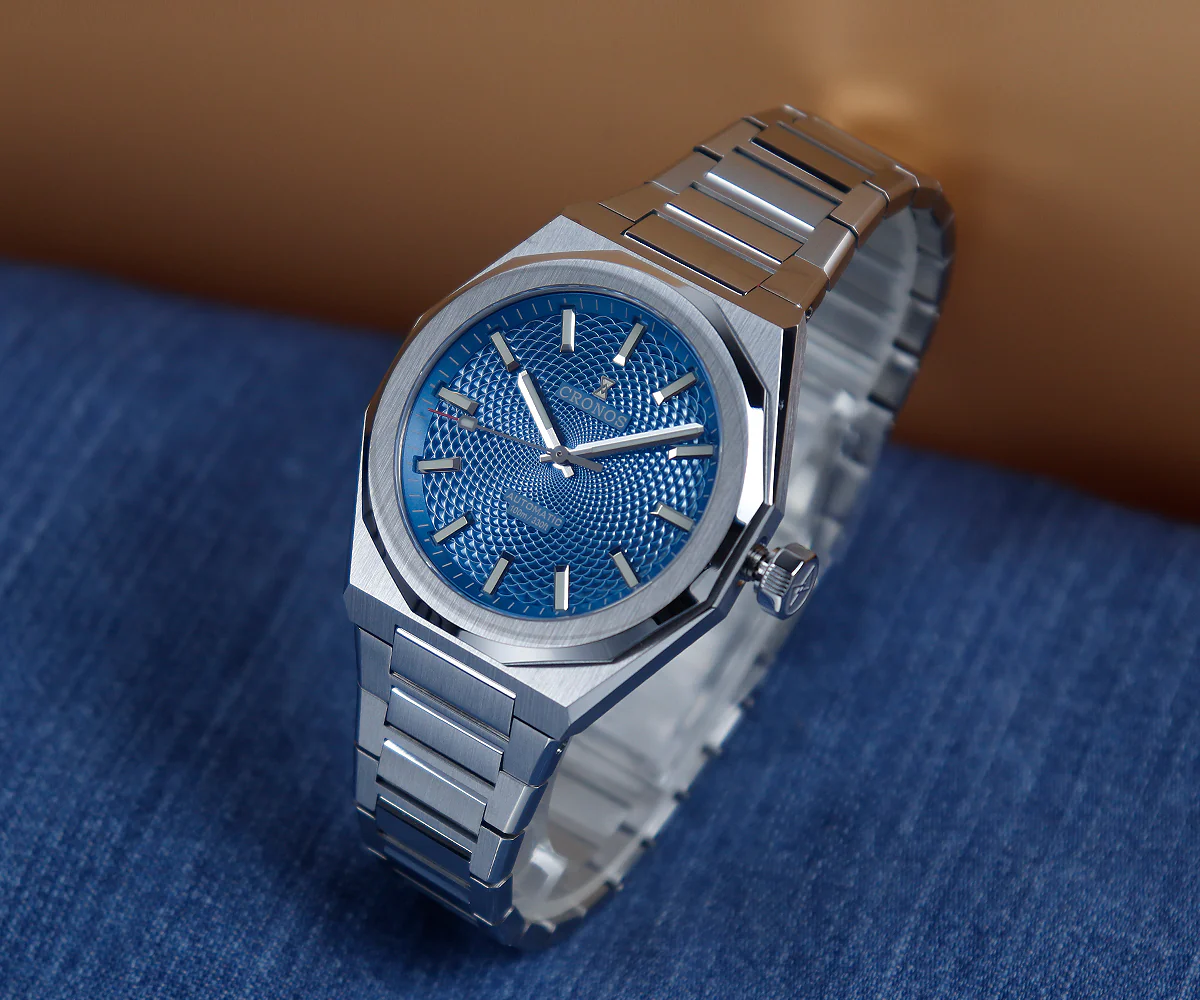 Cronos 39mm Miyota 9015/9s05 Men Watch L6038 - Image 7
