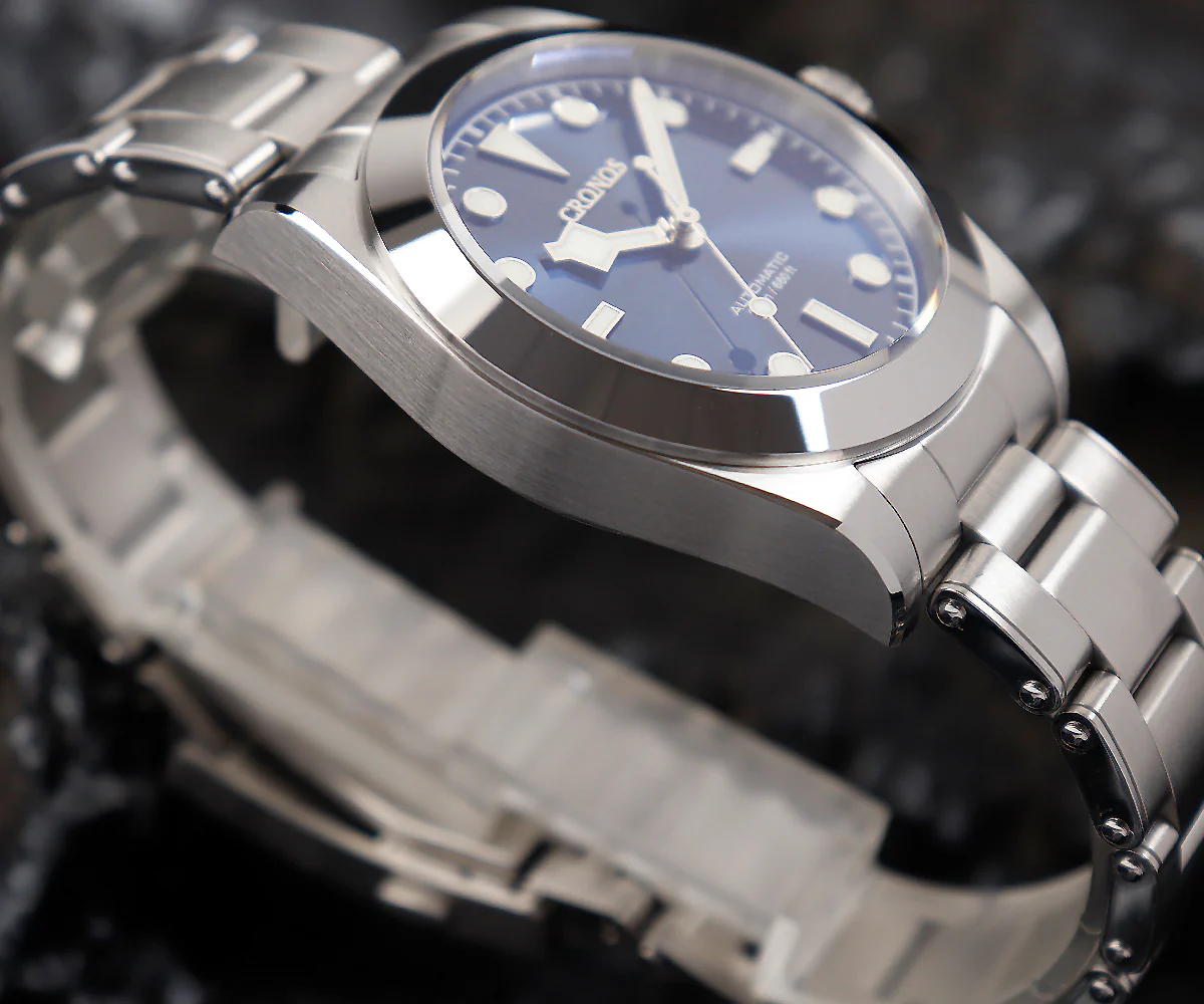 Cronos BB39 NH35 Snowflake Automatic Men Watch L6025-Riveted bracelet - Image 18