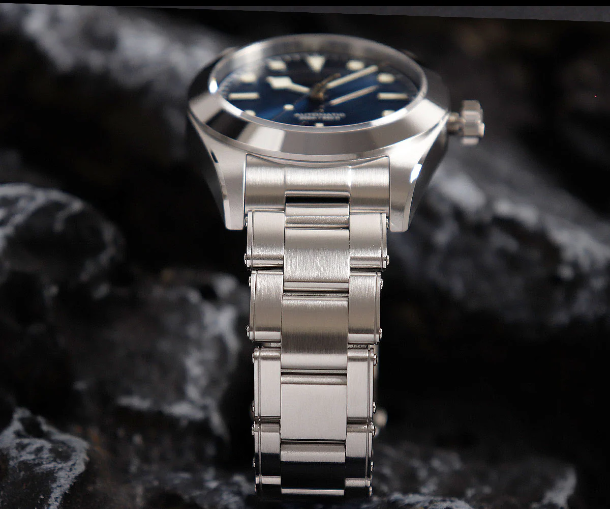 Cronos BB39 NH35 Snowflake Automatic Men Watch L6025-Riveted bracelet - Image 19