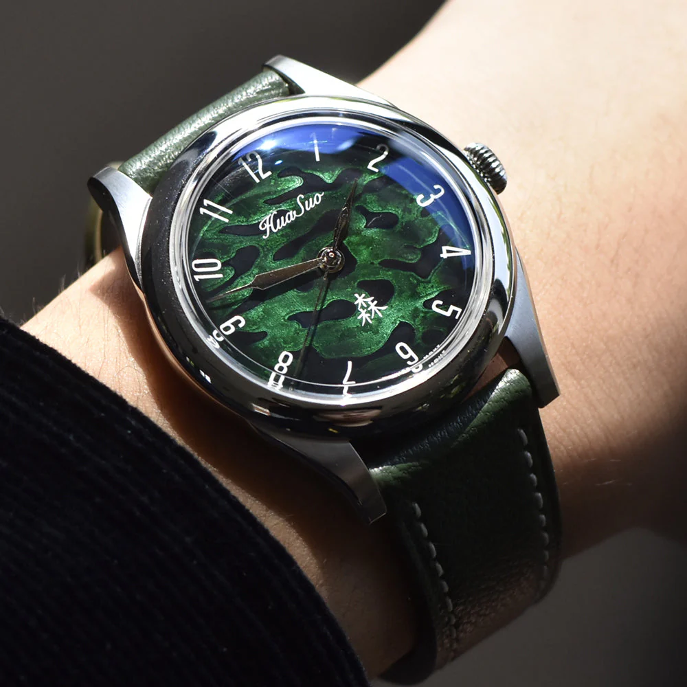 HuaSuo 38mm Lacquered Dial PT5000 Automatic Watch - Image 10