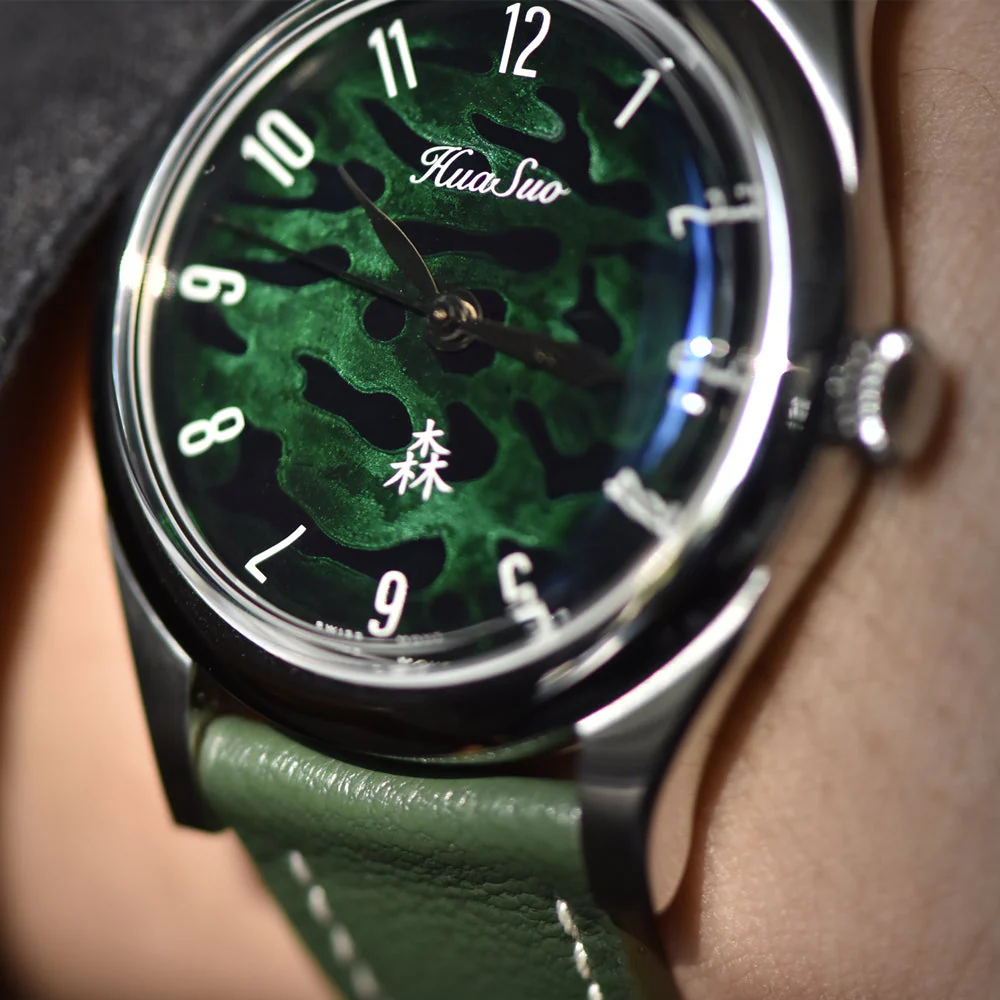 HuaSuo 38mm Lacquered Dial PT5000 Automatic Watch - Image 14