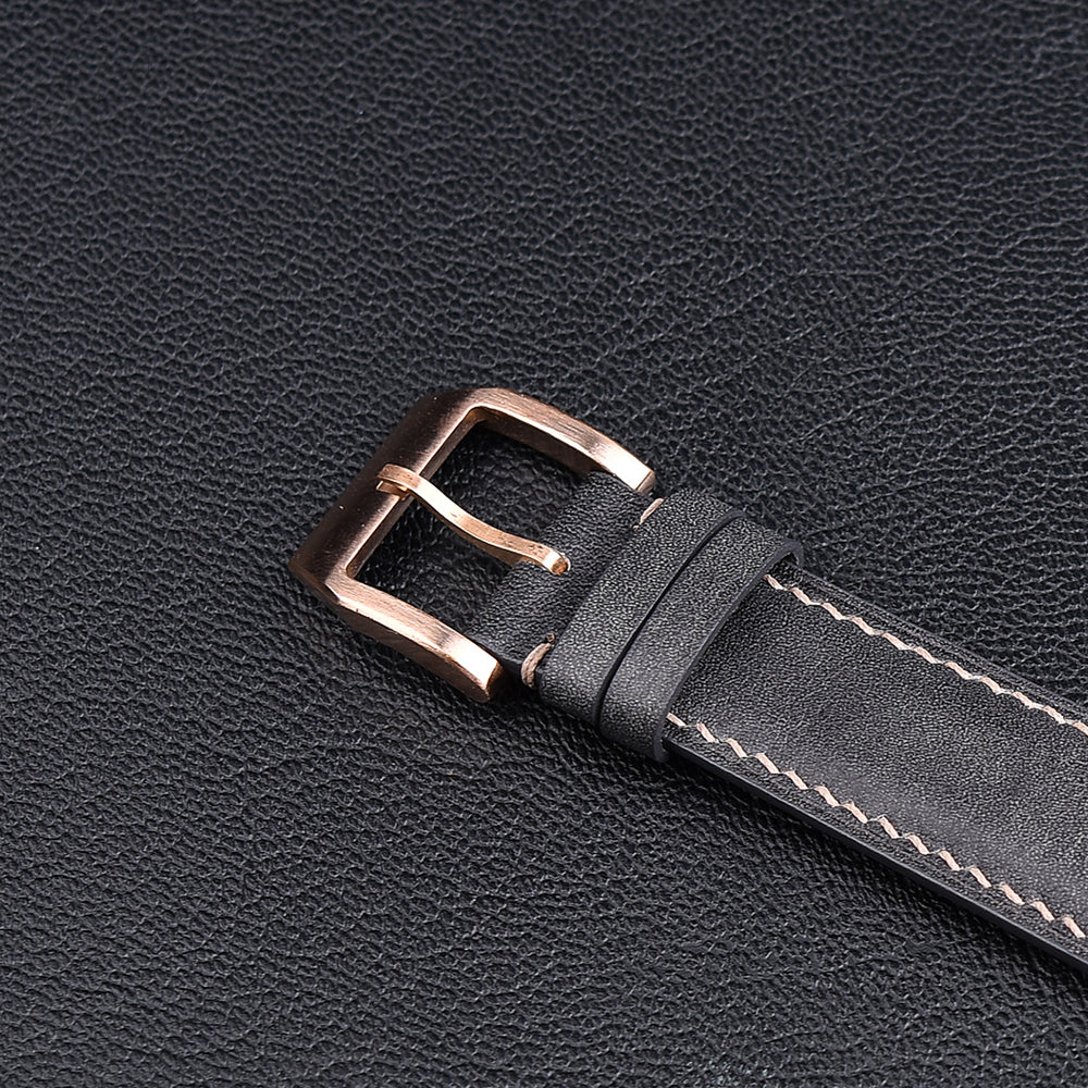 HUASUO 38mm Luxury Bronze Lacquerware Pilot Men's Watch - Image 21