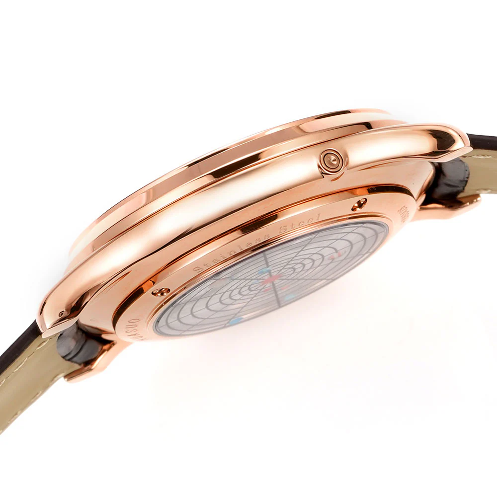 HUASUO 39mm Luxury Aventurine Moon Phase Men's Watches - Image 29