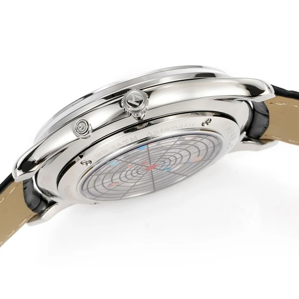 HUASUO 39mm Luxury Aventurine Moon Phase Men's Watches - Image 7