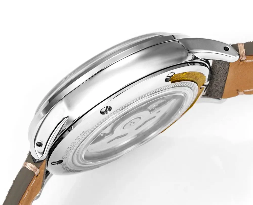 HUASUO 39mm Luxury Handmade Lacquer Dial GMT Men's Watch - Image 17