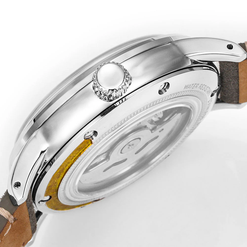 HUASUO 39mm NH35 Men's Handmade Lacquer Dial Watches - Image 23