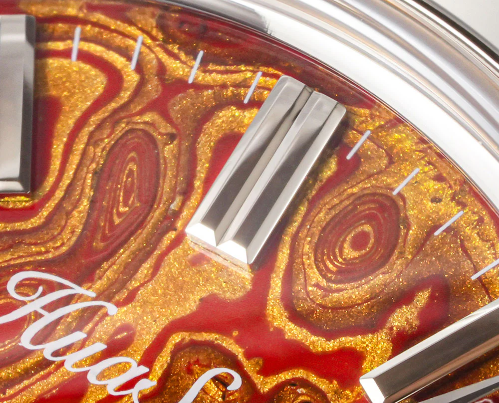 HUASUO 39mm NH35 Men's Handmade Lacquer Dial Watches - Image 6
