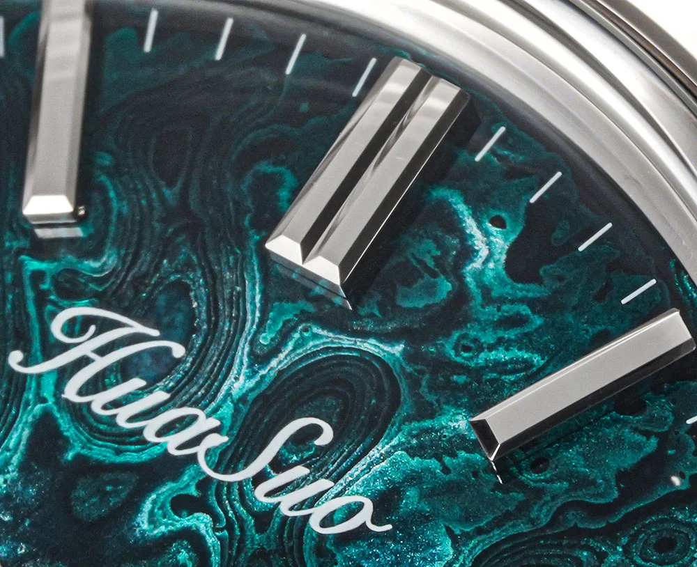 HUASUO 39mm NH35 Men's Handmade Lacquer Dial Watches - Image 9