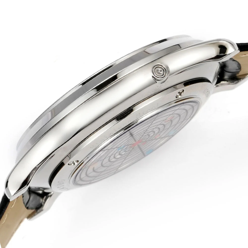 HUASUO Luxury 39mm Meteorite Dial Moon Phase Men's Watches - Image 9