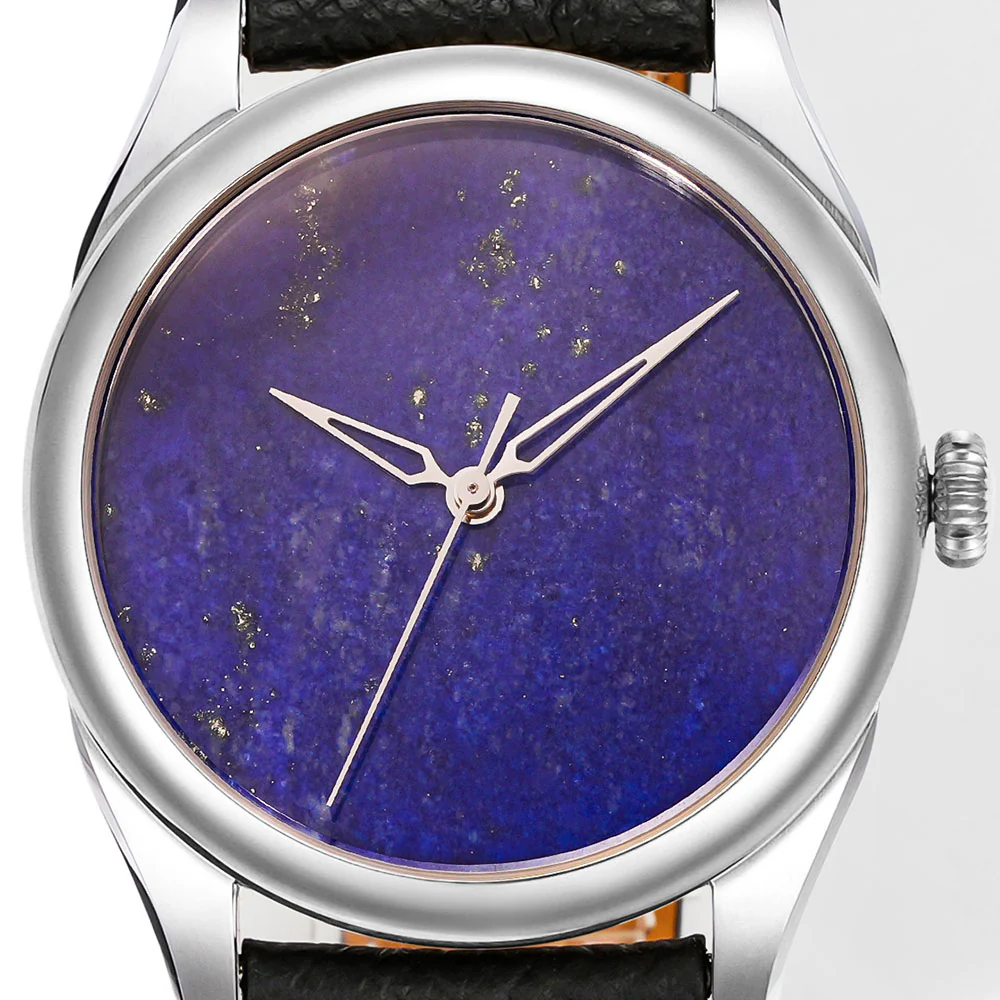 HUASUO New 38mm Business Men Watch Tiger Eye Stone Dial Watch - Image 16