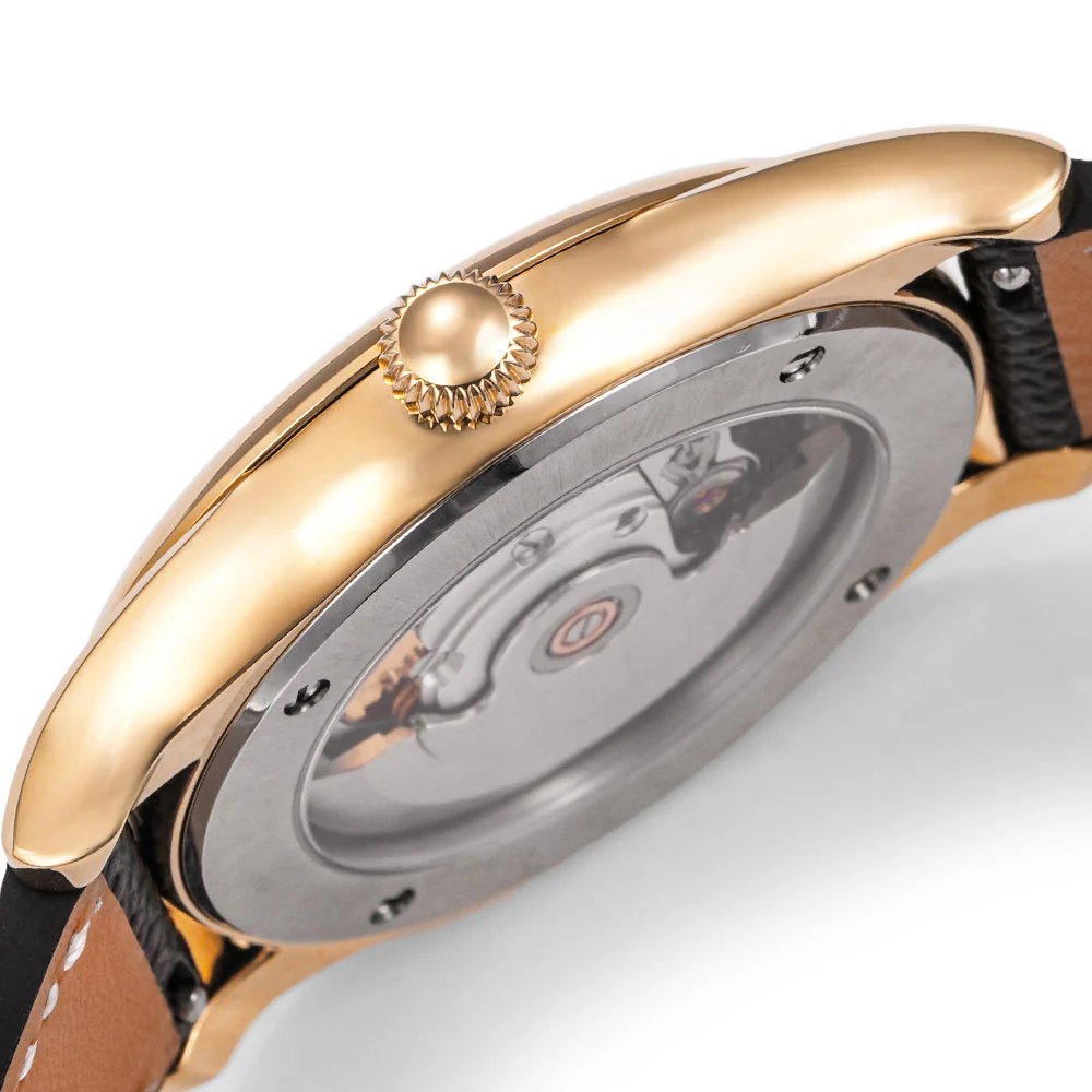 HUASUO New 38mm Business Men Watch Tiger Eye Stone Dial Watch - Image 26