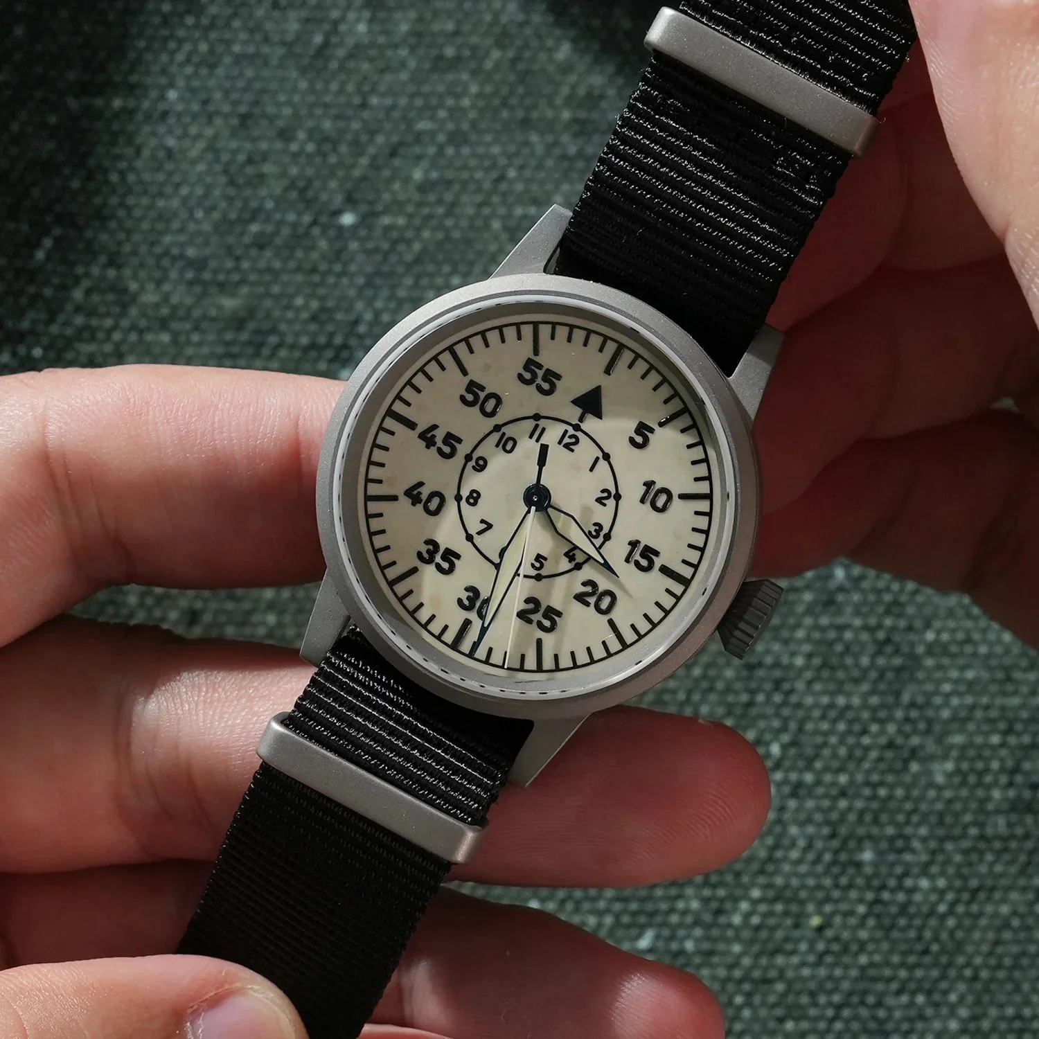 Militado 37mm Sapphire Crystal Retro Flieger Pilot Watch ML10 V2 - Image 3