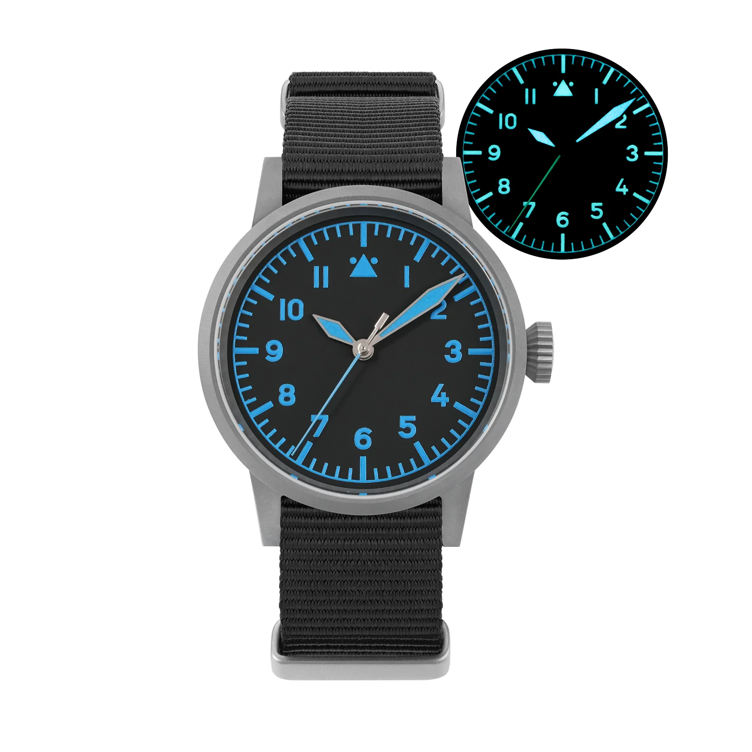 Militado 37mm Sapphire Crystal Retro Flieger Pilot Watch ML10 V2 - Image 9
