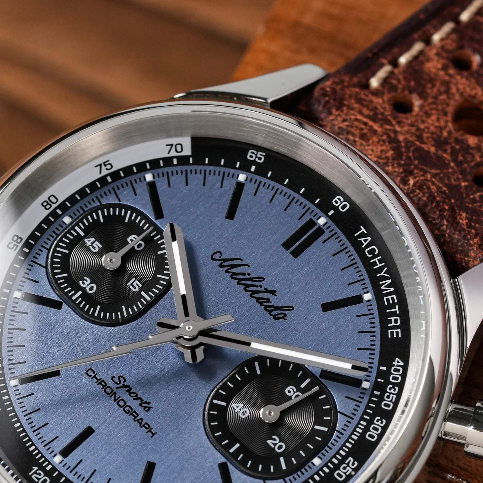 Militado Miyota 6S21 Chronograph Watch 40mm Men Watch ML23 - Image 35