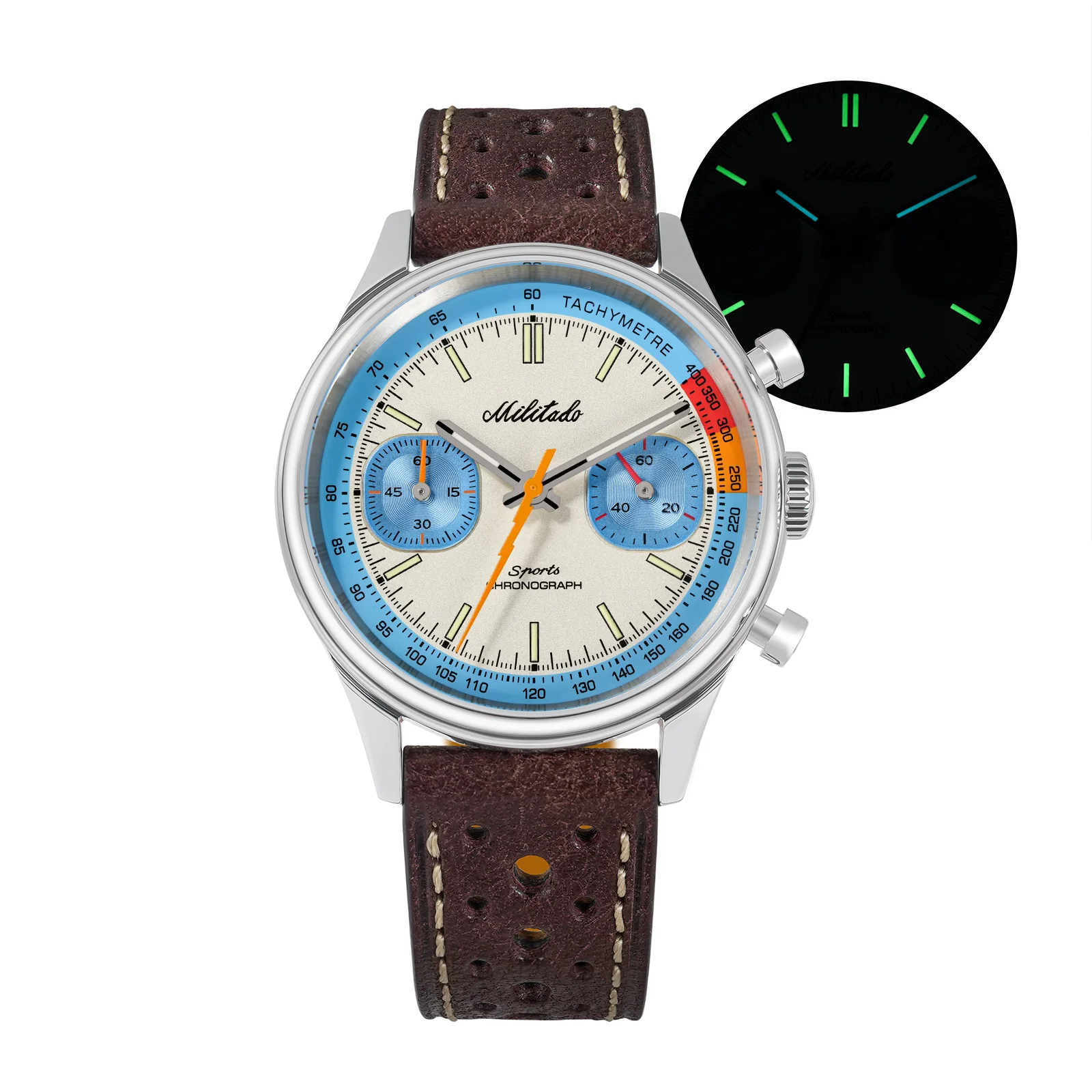 Militado Miyota 6S21 Chronograph Watch 40mm Men Watch ML23 - Image 4