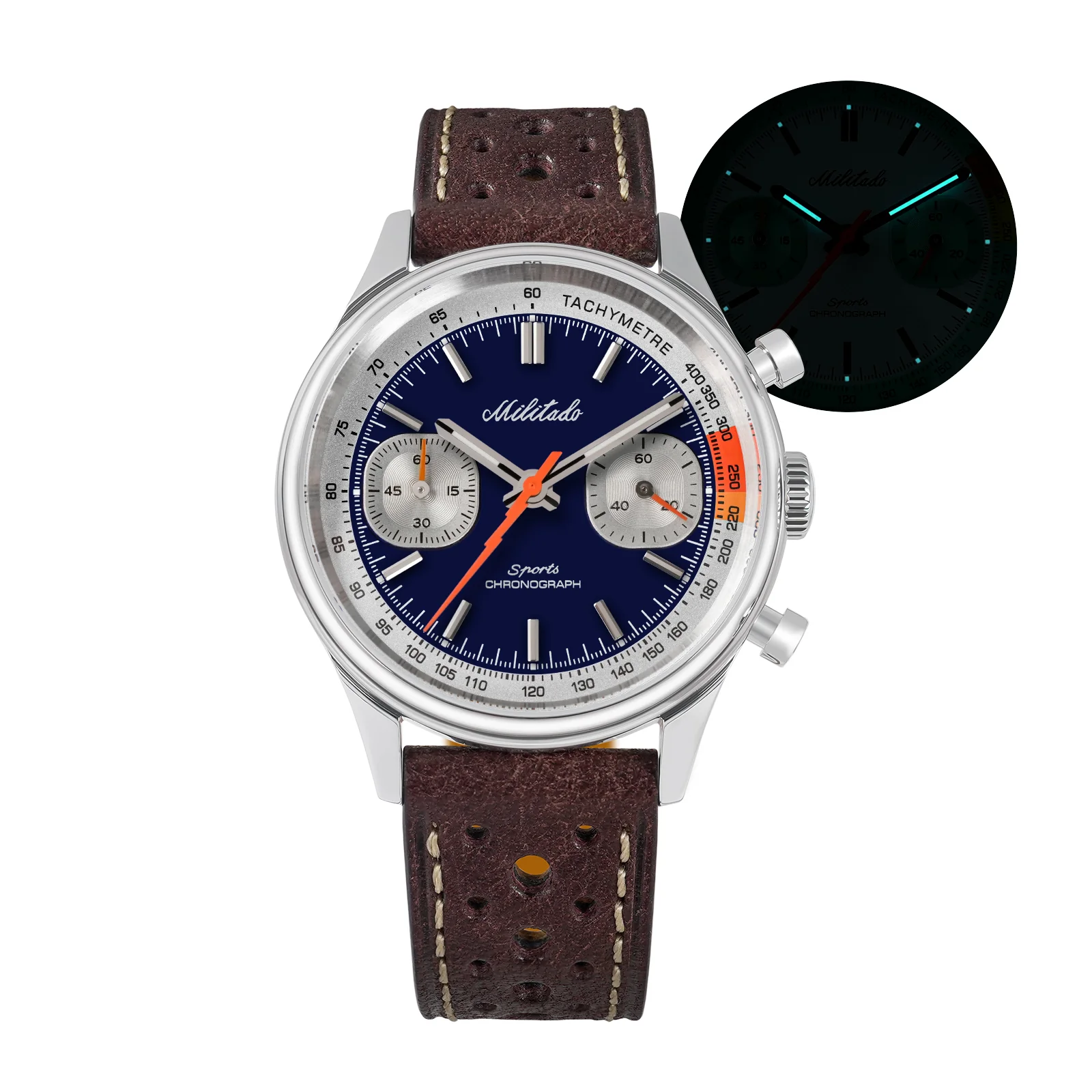 Militado Miyota 6S21 Chronograph Watch 40mm Men Watch ML23 - Image 6