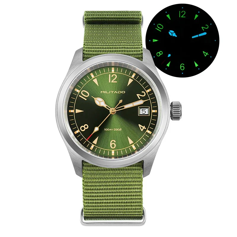 Militado VH31 38mm Field Watch ML08 - Image 11