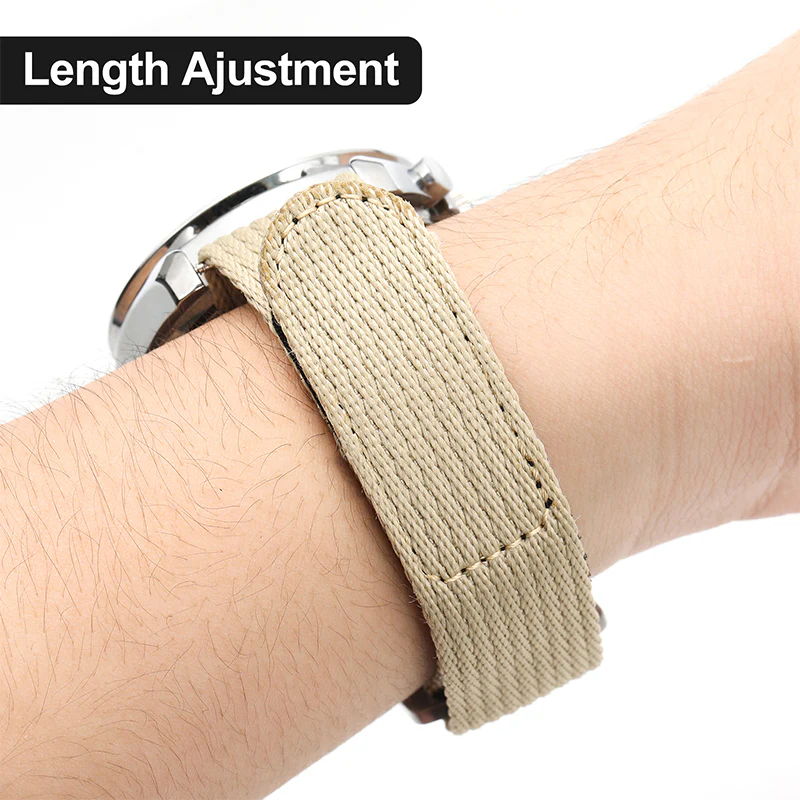 20mm/22mm Soft Nylon Magic Tape Watchband - Image 11