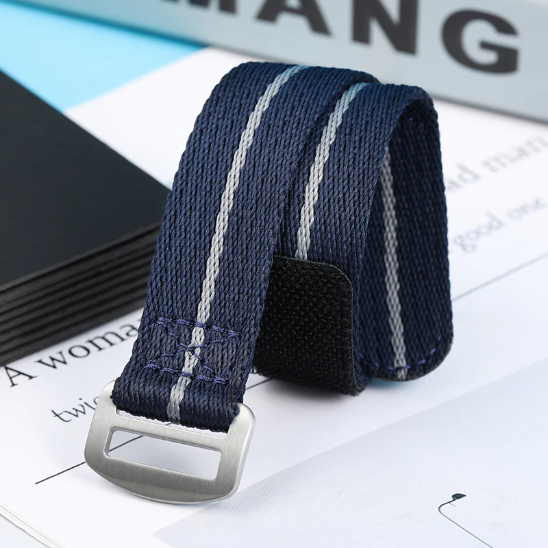20mm/22mm Soft Nylon Magic Tape Watchband - Image 28