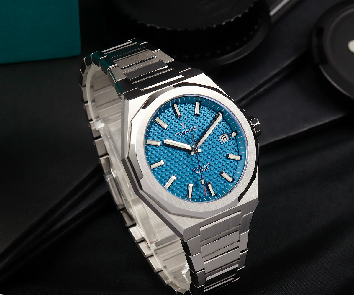 Cronos 39mm Skyline PT5000 Automatic Men Watch L6028 - Image 5