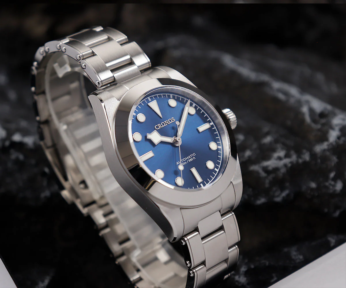 Cronos BB39 PT5000/SW200 Snowflake Automatic Watch L6026-Riveted bracelet - Image 10