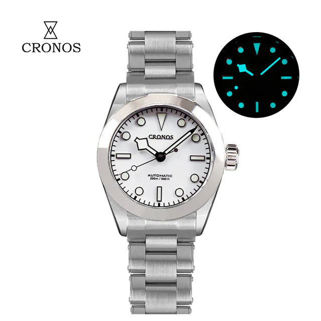 Cronos BB39 PT5000/SW200 Snowflake Automatic Watch L6026-Riveted bracelet - Image 4
