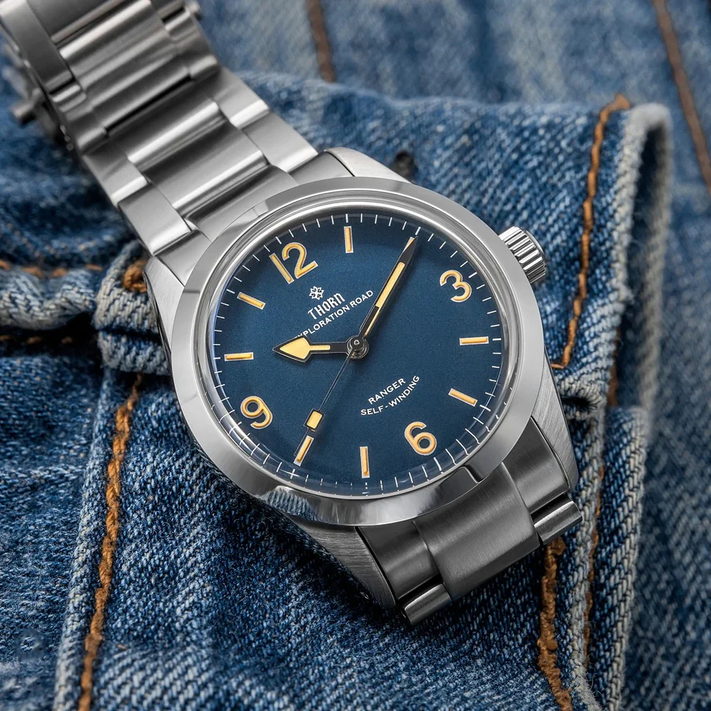 Thorn 34mm Vintage Mechanical Watch T003 - Image 7