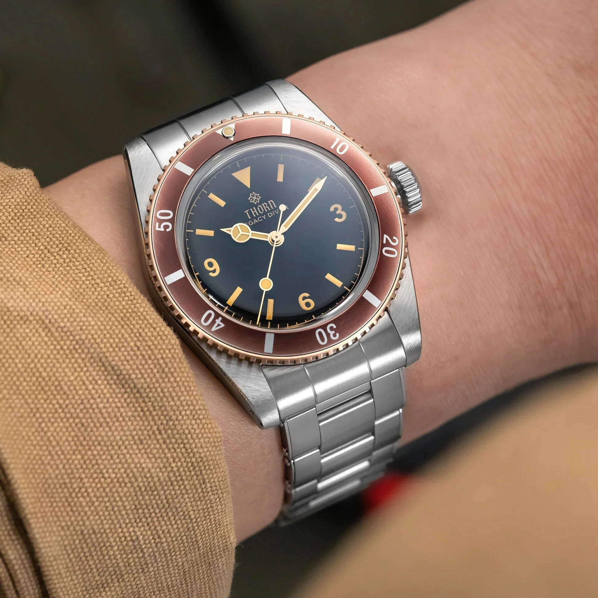 THORN 37mm PT5000 Automatic Dive Watch T028 - Image 5