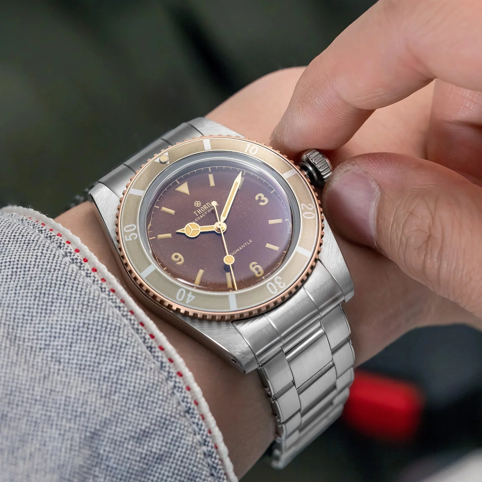 THORN 37mm PT5000 Automatic Dive Watch T028 - Image 6