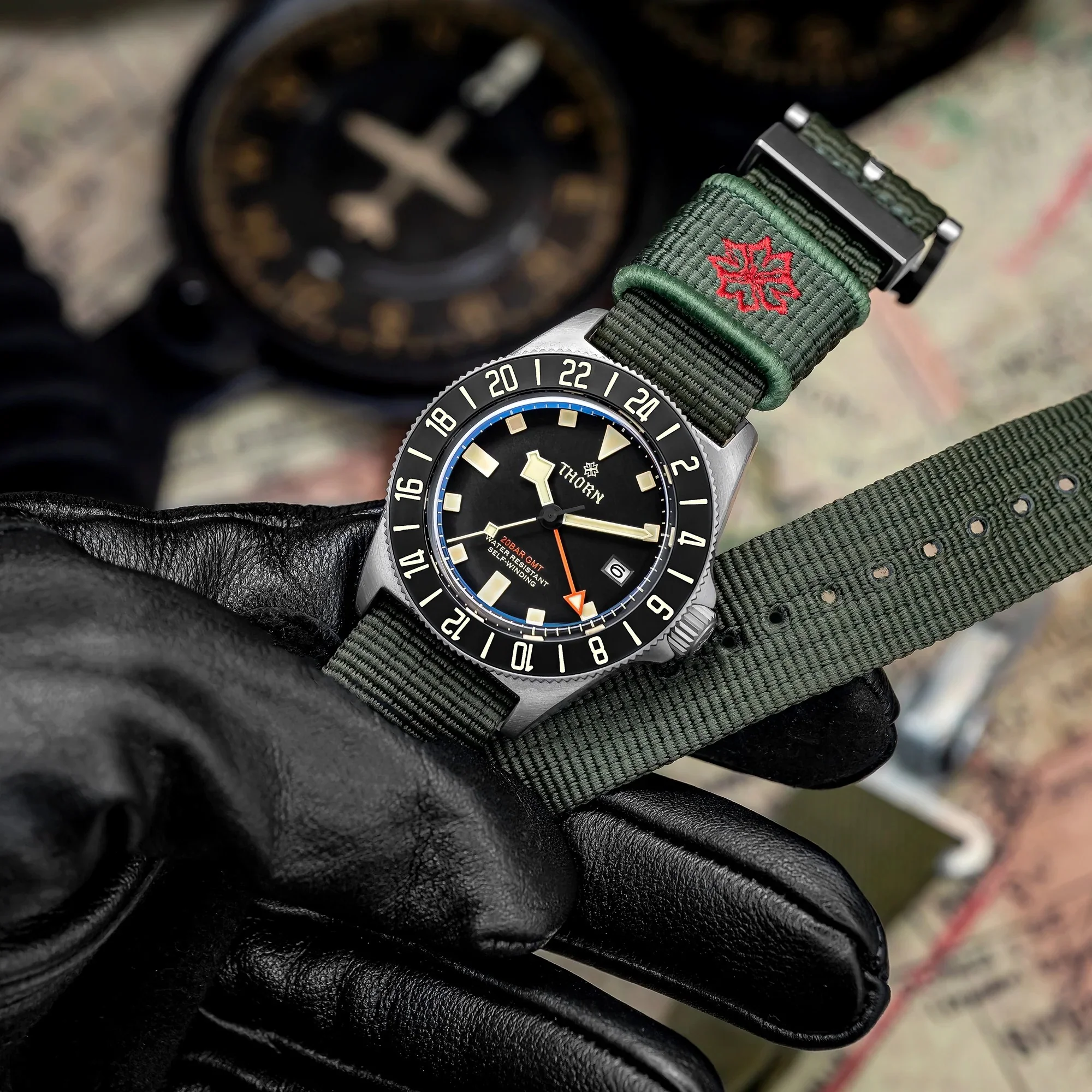 THORN 42mm NH34 GMT Automatic Dive Watch T020 - Image 7