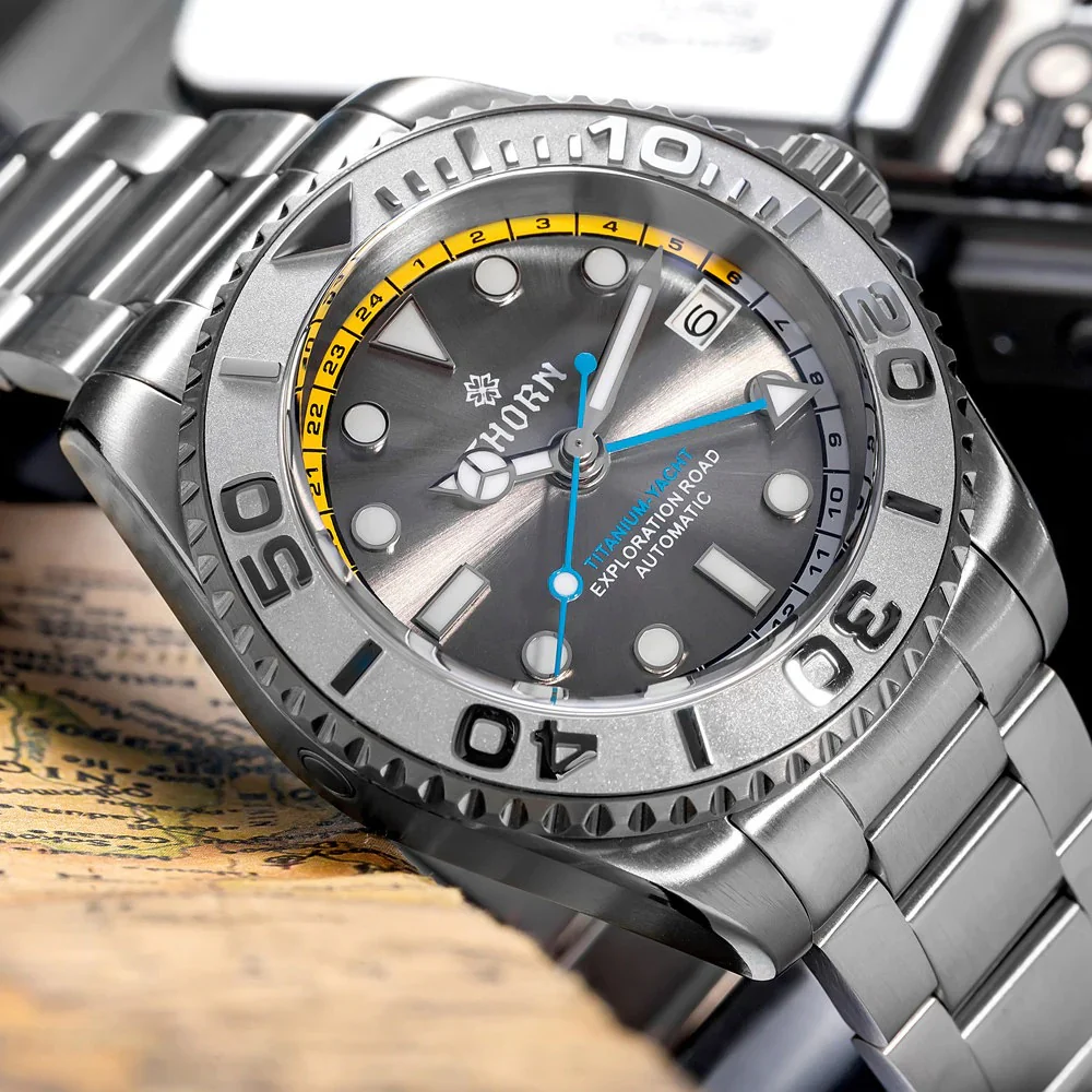 THORN Titanium Helium Valve NH34 GMT Watch - Image 3