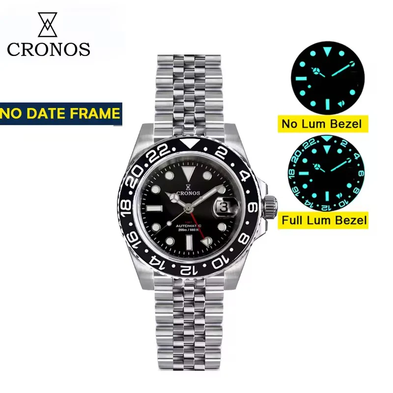Cronos NH34 GMT Automatic Men Watch L6020M - Image 28
