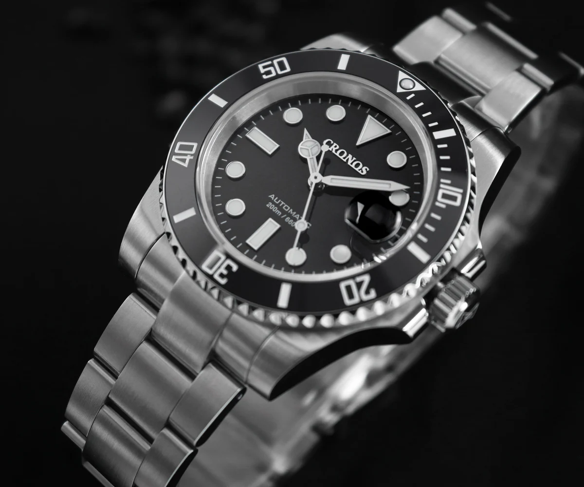 ★★US Warehouse★★Cronos 2.5x Water Sub Diver Watch L6015 with Calendar - Image 21