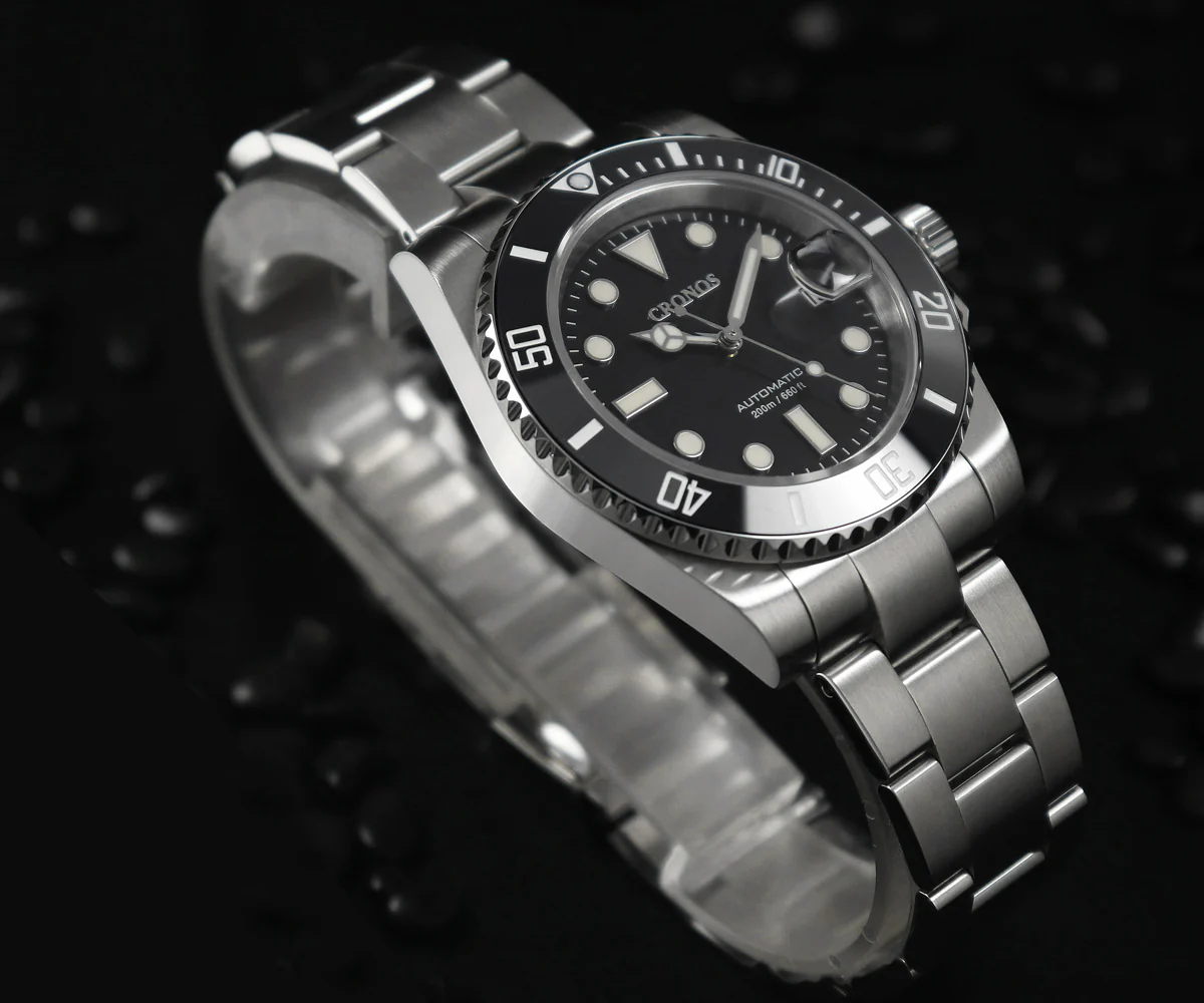 ★★US Warehouse★★Cronos 2.5x Water Sub Diver Watch L6015 with Calendar - Image 22