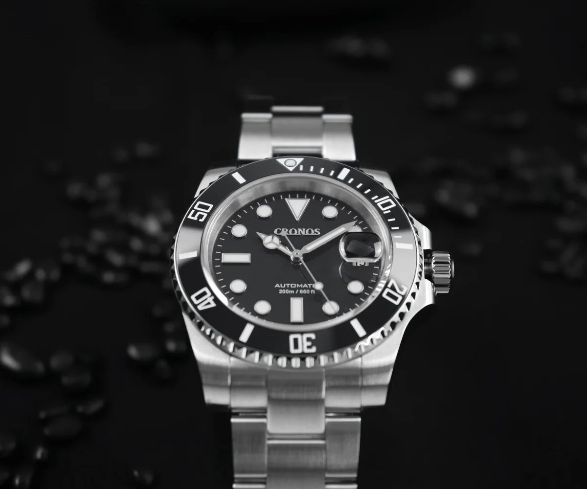 ★★US Warehouse★★Cronos 2.5x Water Sub Diver Watch L6015 with Calendar - Image 23
