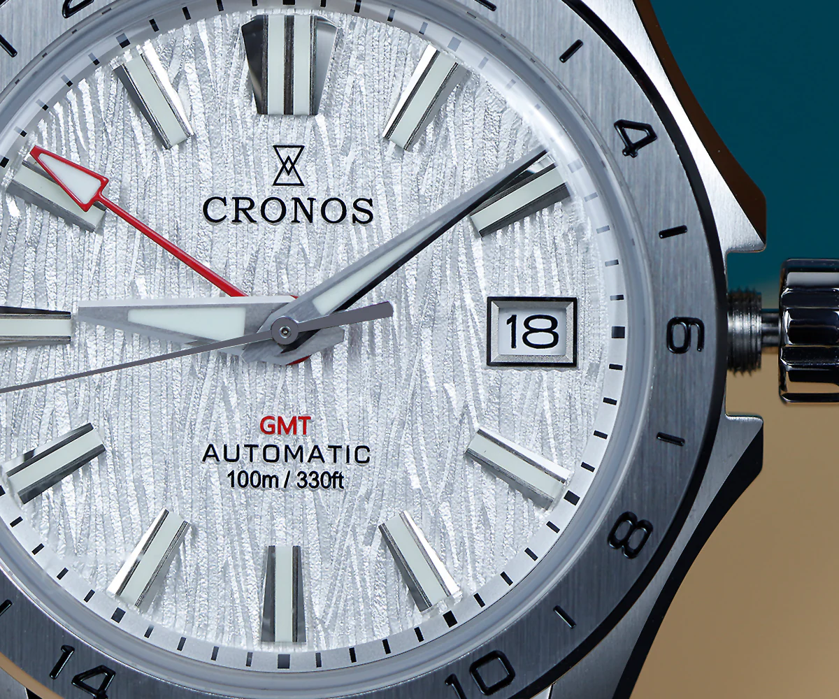 Cronos 39mm GMT NH34 Mechanical Men Watch L6029 V2 - Image 13